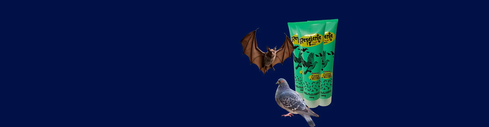 Repelente contra pombos, formigas e morcegos da Thursan